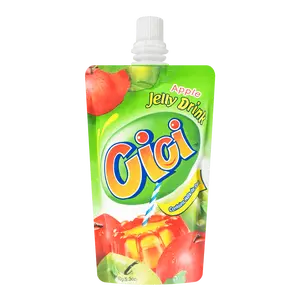 STRONGFOOD CICI Apple Flavor Jelly with Coconut Pulp - 150g Refreshing Fruit Juice Snack
