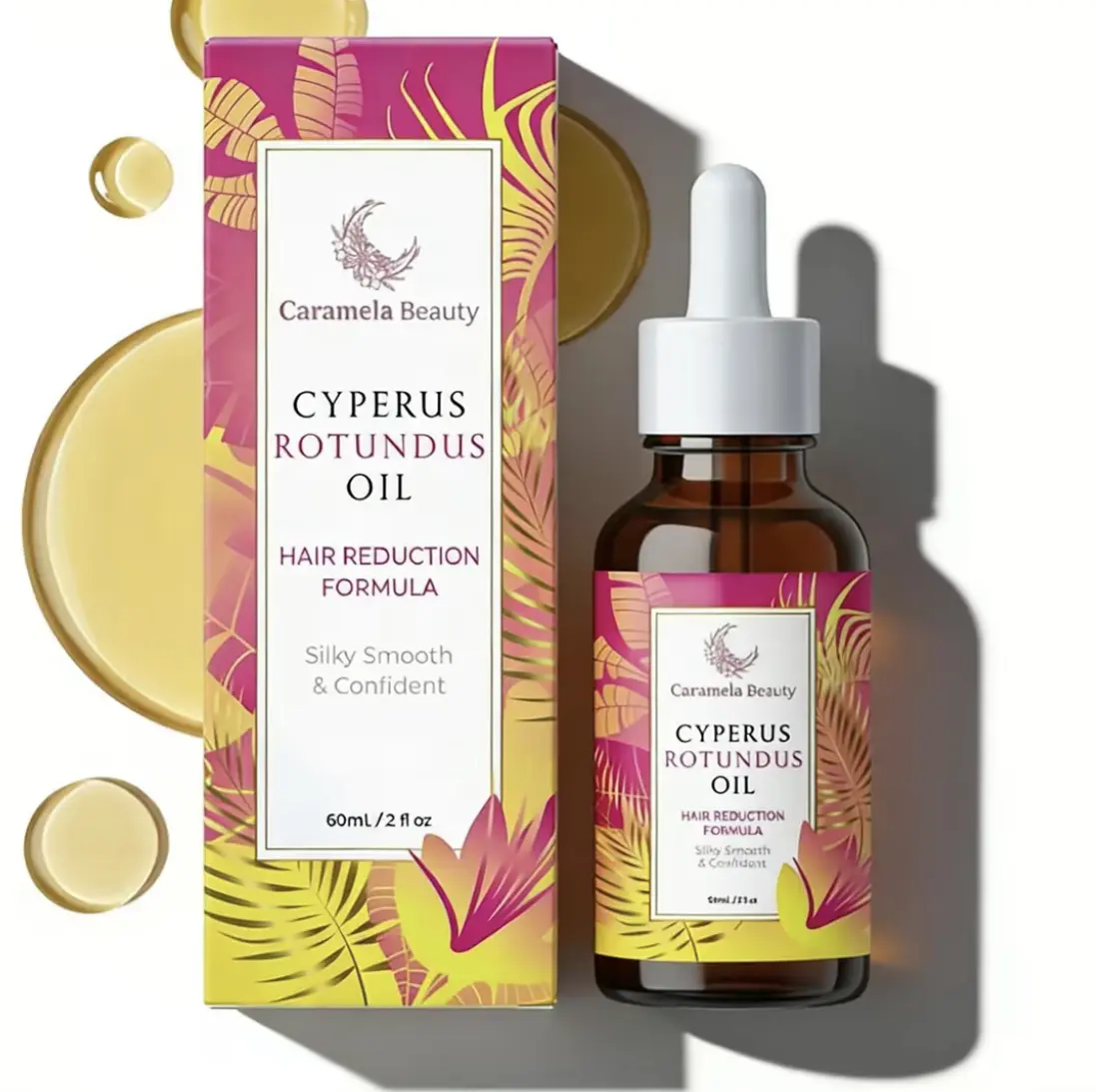 60ml Cyperus Rotundus Oil, Natural Body Care Oil, Moisturizing Skin Oil, Nourishing Formula for Daily Skin Care, Suitable for All Skin Types