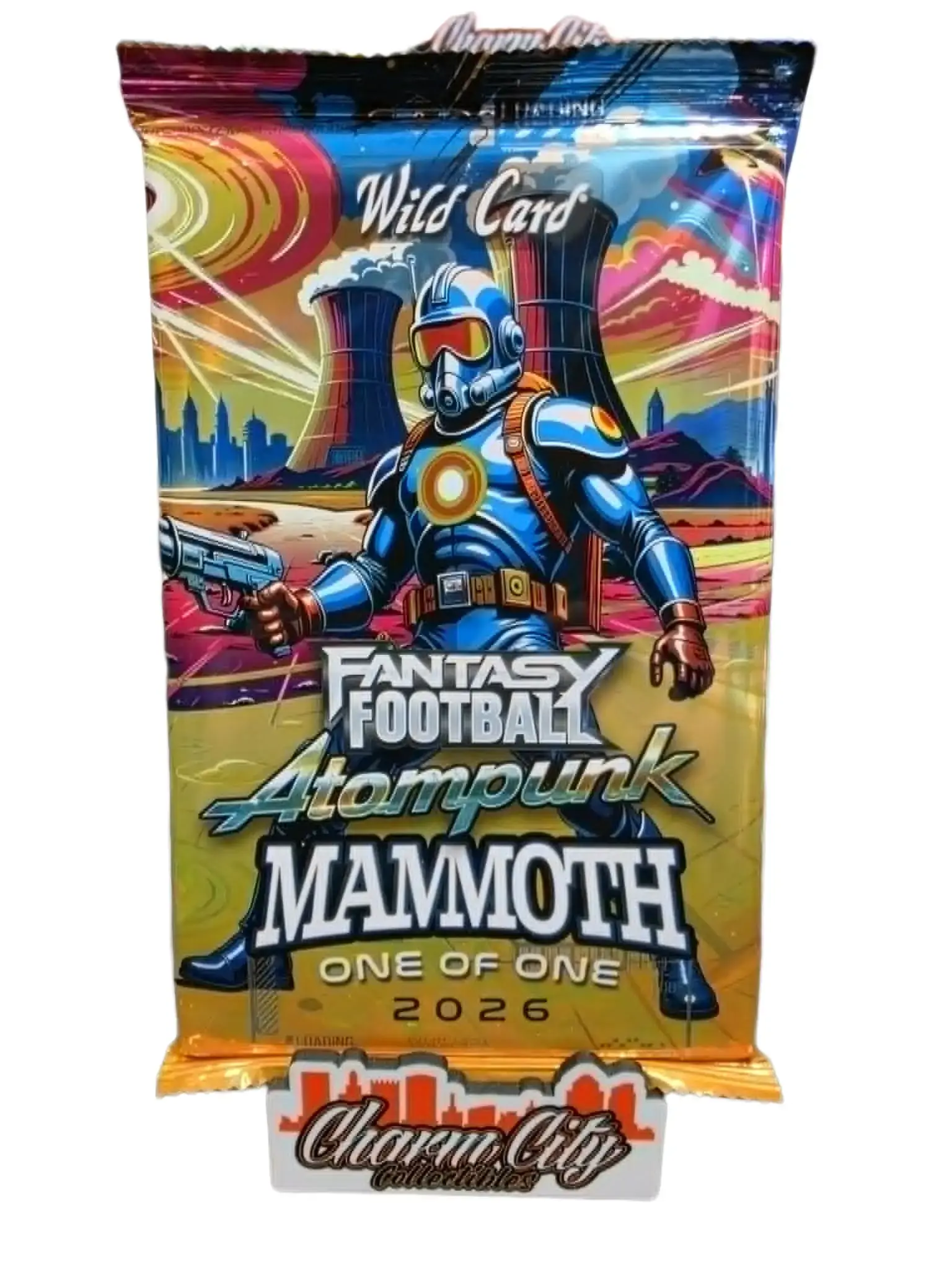 2026 Atompunk Mammoth 1/1 Wild Card Fantasy Football Sports Trading Card