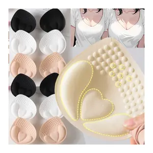 4CM Thicken Push Up Bra Pads Inserts Women Underwear Breast Lift Breathable Sponge Padded Bra Pad Lining Swimsuit Bra Insert