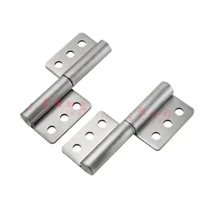 304 stainless steel insertion butterfly hinge thickened flag hinge, left and right detachable industrial load-bearing hinge