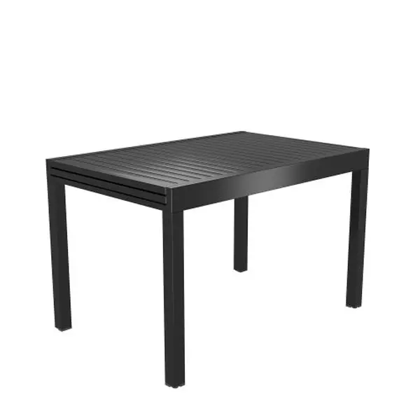 Square Aluminum Extendable Outdoor Dining Table35.4-in W x 53-106-in L