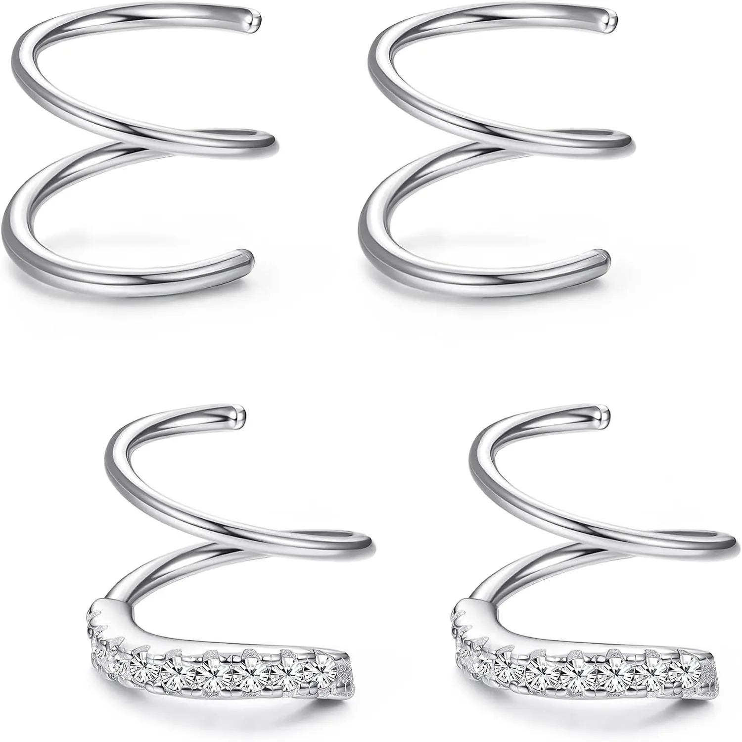 #D Double Twist Earrings