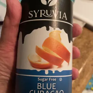 Syruvia Sugar-Free Blue Curacao Syrup, 25.4 fl oz – Premium 0-Calorie Flavoring, Kosher & Gluten-Free. Ideal for Drinks, Sodas, Shakes and Desserts