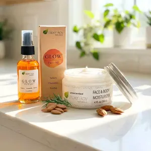 Glow Face Oil with Face & Body Moisturizer Combo
