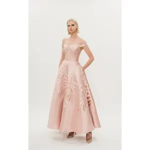 Park 108 by Hynes Park Off Shoulder T-Length Dress M563