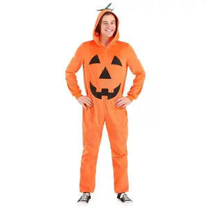 Adult Pumpkin Costume Jumpsuit