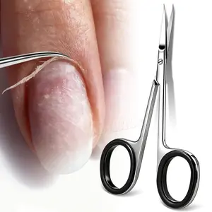 Professional Nail Clipper Set Stainless Steel Eyebrow Trimmer Ultra-Fine Curved, Ideal for Manicure Lash Brow Tools