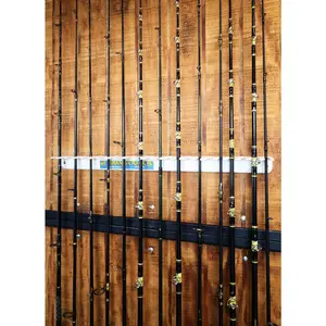 Piranha Rod Rack Vertical Wall Mount Fishing Rod Rack (Large)