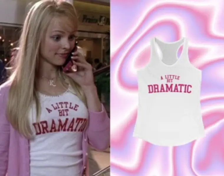 "A Little Bit Dramatic" Y2K Top