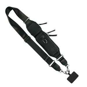 Zip & Clip RFID Strap - Black (Hardware: Silver)