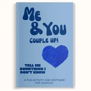"Me & You: Couple Up! Tell Me Something I Don't Know – Couples Bonding Journal, Date Night Activity & Keepsake for Partners at Home"