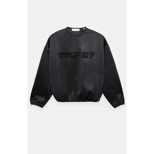 Fear of God ESSENTIALS Men's Vintage Black Modern Crew Neck Sweatshirt
