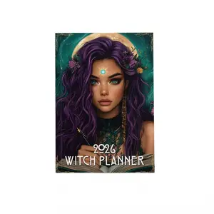 Cross-Border A5 Witch Journal Notebook, Magical Diary Book for Women, Trendy Handwritten Notebooks, Perfect Gift Idea