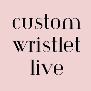 custom wristlet keychain live