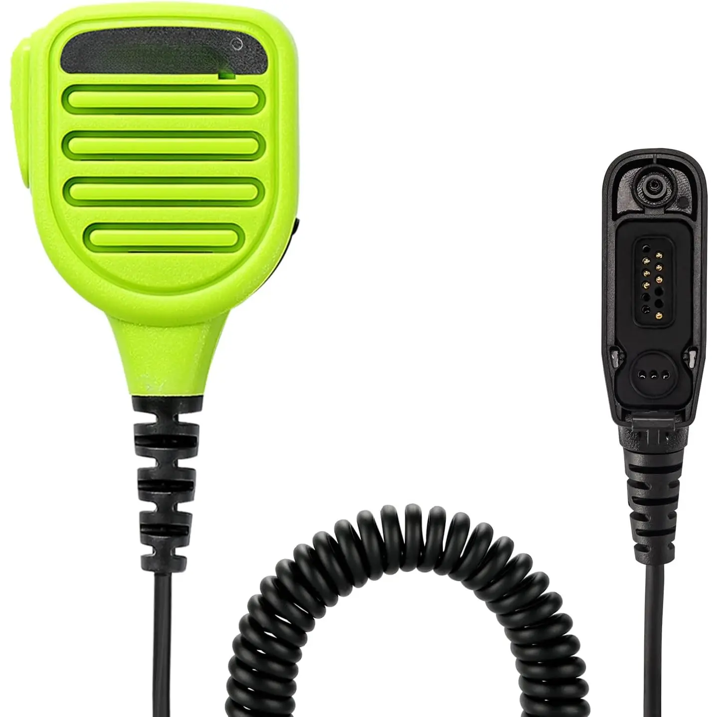 APX 6000 APX 4000 Water-Proof Radio Microphone Remote  MIC with 3.5mm Audio Jack Compatible with  XPR 6550 XPR 7550 (XPR 7550e Mic, Green)