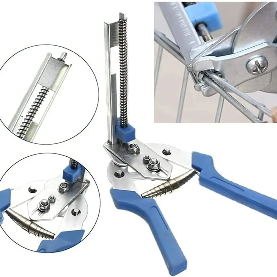Farm Supplies Binding Cage Clamps, Chicken Cage Clips, Rabbit Tie-Down Clamps, M-Type Pins, Secure Cage Fasteners, Essential Farm Tools