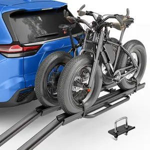 【EYOUHZ】200 LBS Foldable & Lockable Bike Racks up to 5" with Ramp