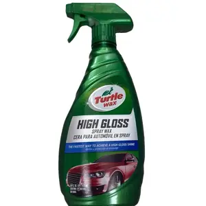 Turtle Wax High Gloss Spray Wax - Fastest Way to Achieve a High-Gloss Shine for Your Vehicle - Green Bottle with Trigger Sprayer