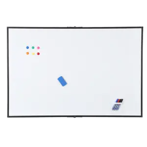 Magnetic Whiteboard 60x40 Inch - Dry Erase Board for Wall with Aluminum Frame & Deep Pen Tray - Smooth Writing Surface for Office, Classroom