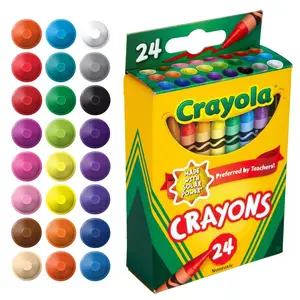 Crayola 24ct Crayons ( Pack of 5) Elementary School Supplies for Kids, Art Classroom Must Haves for Teachers, Coloring Gift Ages 3+