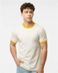 Tultex 246 Fine Jersey Ringer T-Shirt
