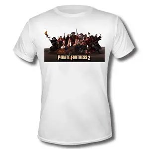 Team Game Fortress 2 Merch Team Pirate Game Fortress 2 Red T Shirt