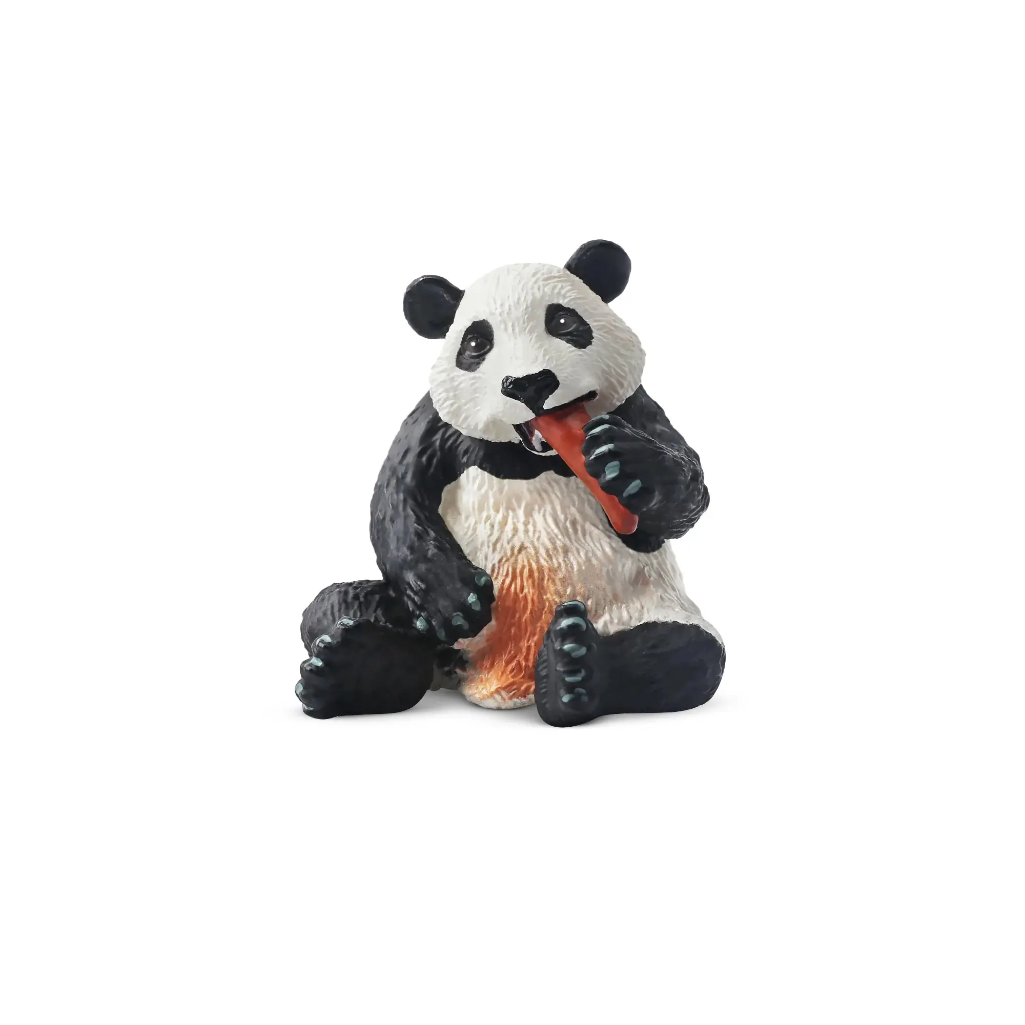 Toymany Hand-Painted Sitting Panda Cub Figurine – Realistic Animal Model, Perfect for Early Education, Montessori Sensory Play, Cake & Party Decorations, Desk & Home Décor, Thoughtful Gifts, and Collectible Figurine