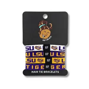 LSU Tigers NCAA Set 4-Pack Bracelet Hair Ties