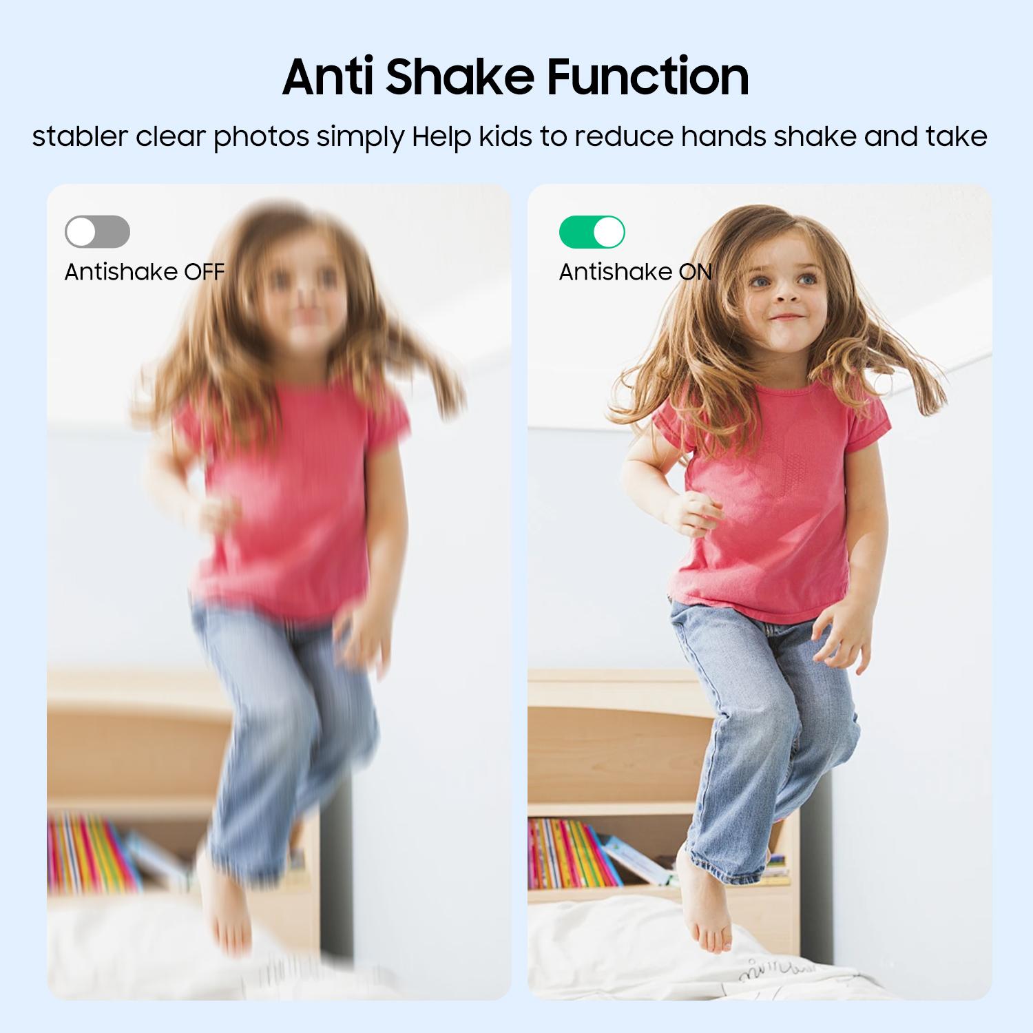 A kids' camera! Capture precious childhood memories without phone distractions. 64MP photos, 1080P video, 16x zoom, autofocus, stabilization and flash. 0.25 lbs lightweight, with 2 batteries and 64GB card included. Ideal gift. Digital Digital Portable