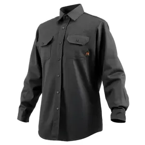 VEVOR FR Shirts for Men, 7oz. Flame Resistant Welding Jacket, Machine Washable Cotton Heat - Resistant Welding Shirt, Meets ATPV 9.2 Cal/cm Arc Rating - XXL SizeVEVOR Super Brand Day