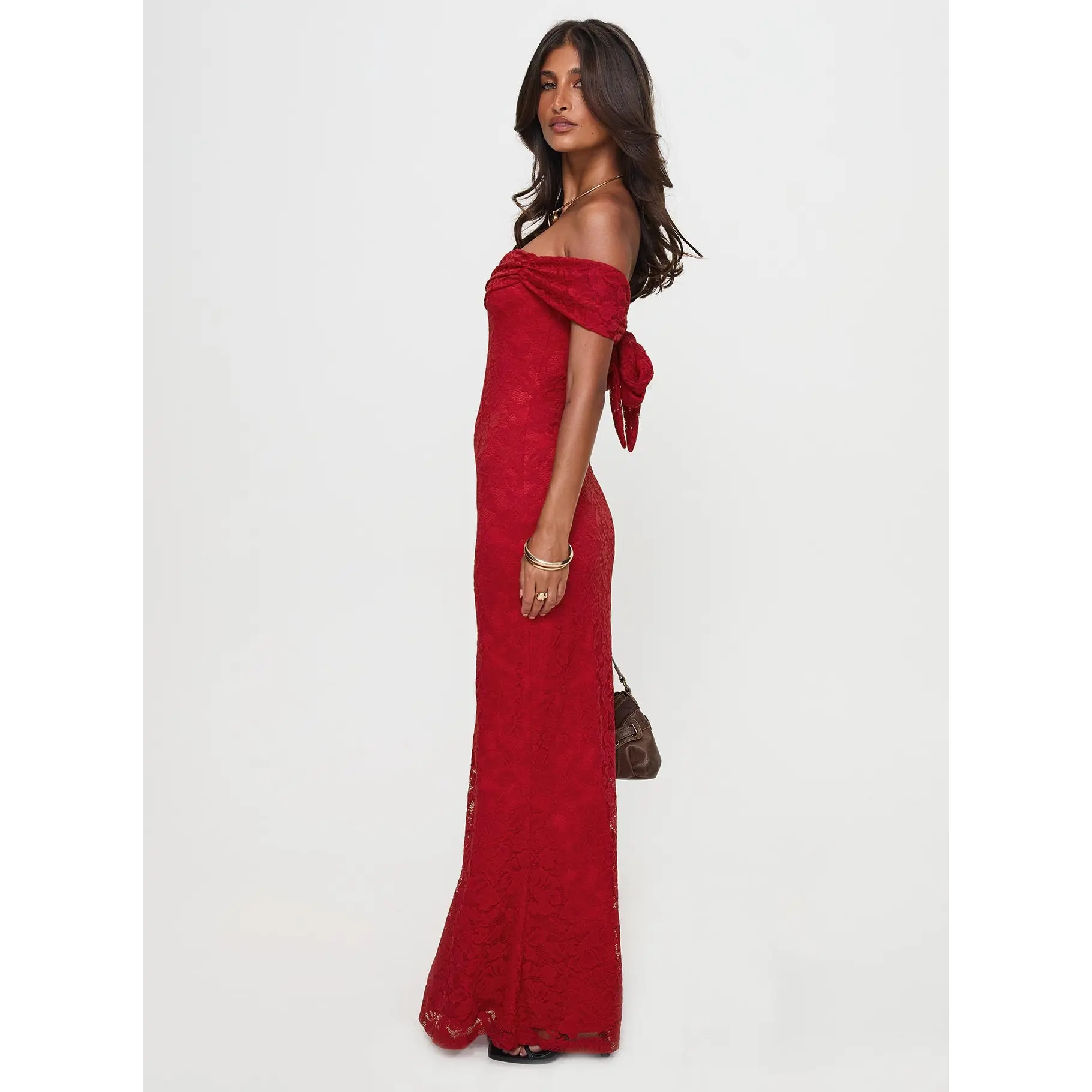 Allured Strapless Maxi Dress Burgundy - TikTok Shop Allured Strapless Maxi Dress Burgundy - TikTok Shop