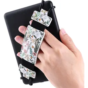 Secure Hand Strap for Kindle and Tablet - Lightweight and Versatile High Elasticity Finger Grip Holder Accessories for 6-8 Inches Kobo/Voyaga///Kindle E-Book Tablet.