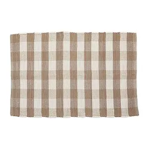 Design Imports 26" x 40" Reversible Buffalo Check Rag Rug