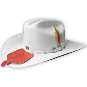 Tombstone Chaparral 20x Estrellas Felt Cowboy Hat 4" Brim 4.5" Short Crown Texana Estilo Sinaloa Estilo Panter