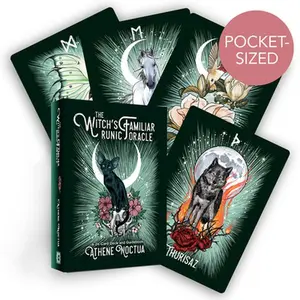 The Witchs Familiar Runic Oracle: A 24-Card Deck and Guidebook -- Athene Noctua - Other
