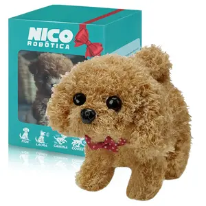 2026 Cute Plush Robot Dog - Soft Plush Material with Walking & Sound Effects, Compact Size, Perfect Gift for Kids on Christmas/Birthdays fidgettoys squishy