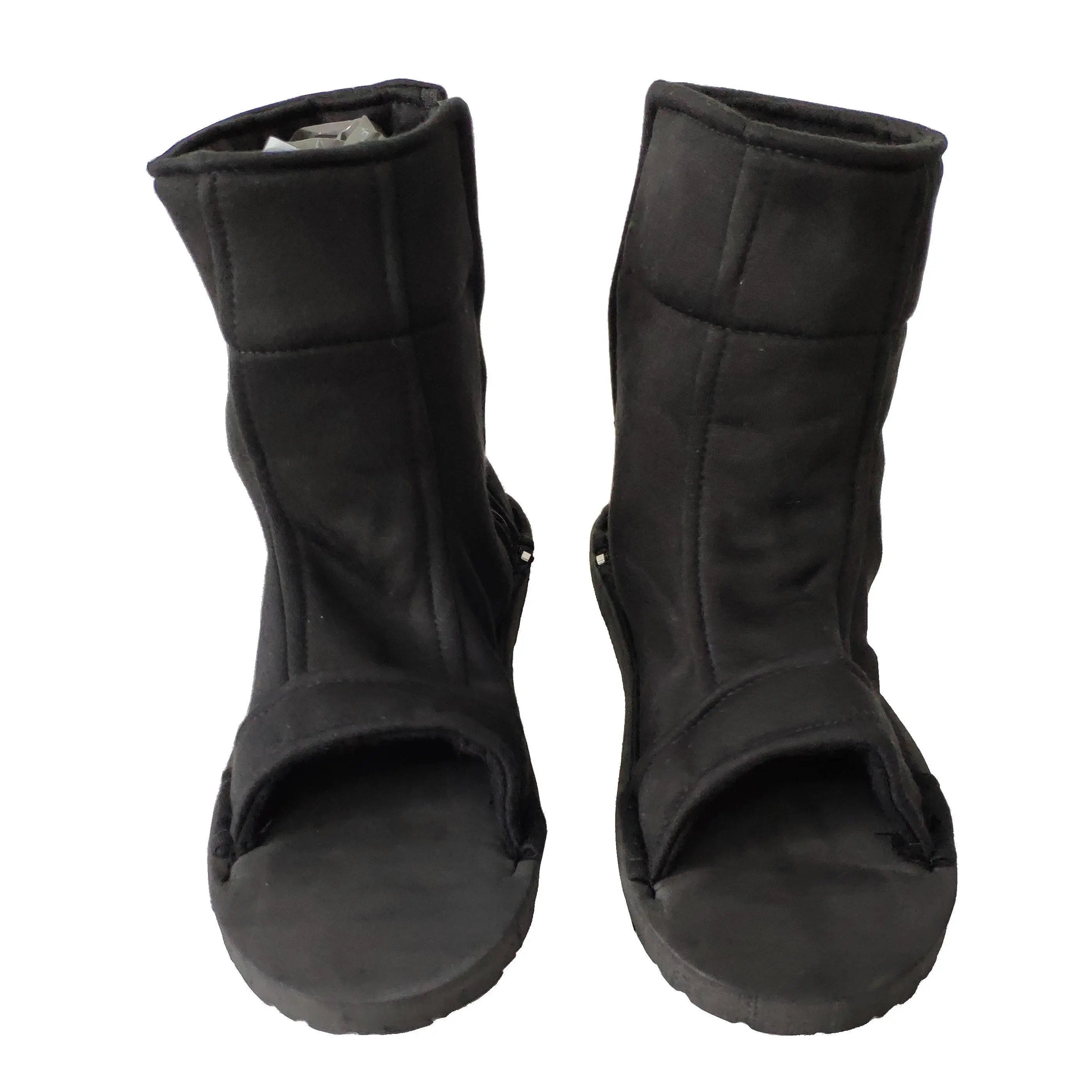 Ourcosplay Cosplay Shoes Akatsuki Nanja Uzumaki Sakura Sasuke Black Blue Cotton Soft Sandals Ninja Boots Kakashi Shoes