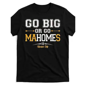 Sporty style Tee-go big or go mahomes kansas city tball no, Comfortable Trend, Hot Black Tee, Men's Short Sleeves, Can Be Worn In All Seasons, Casual Sportswear, Sports Fan Apparel |   Graphic Tee |   Glossy Finish