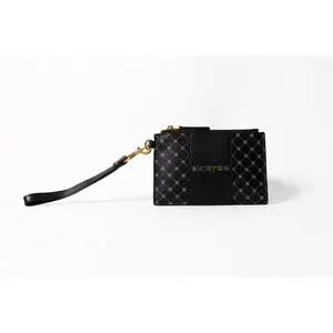 Small Monogram Leather Wristlet