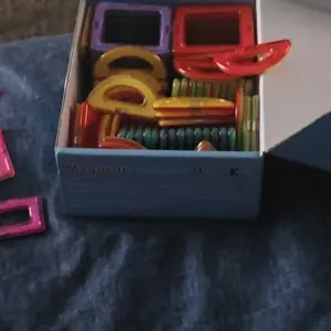 Large Magnetic Building Blocks Set, Creative DIY Construction Toy, Enhance Hand-Eye Coordination, Colorful, Perfect for Kids' Holidays Birthdays, Magnetic Building Tiles