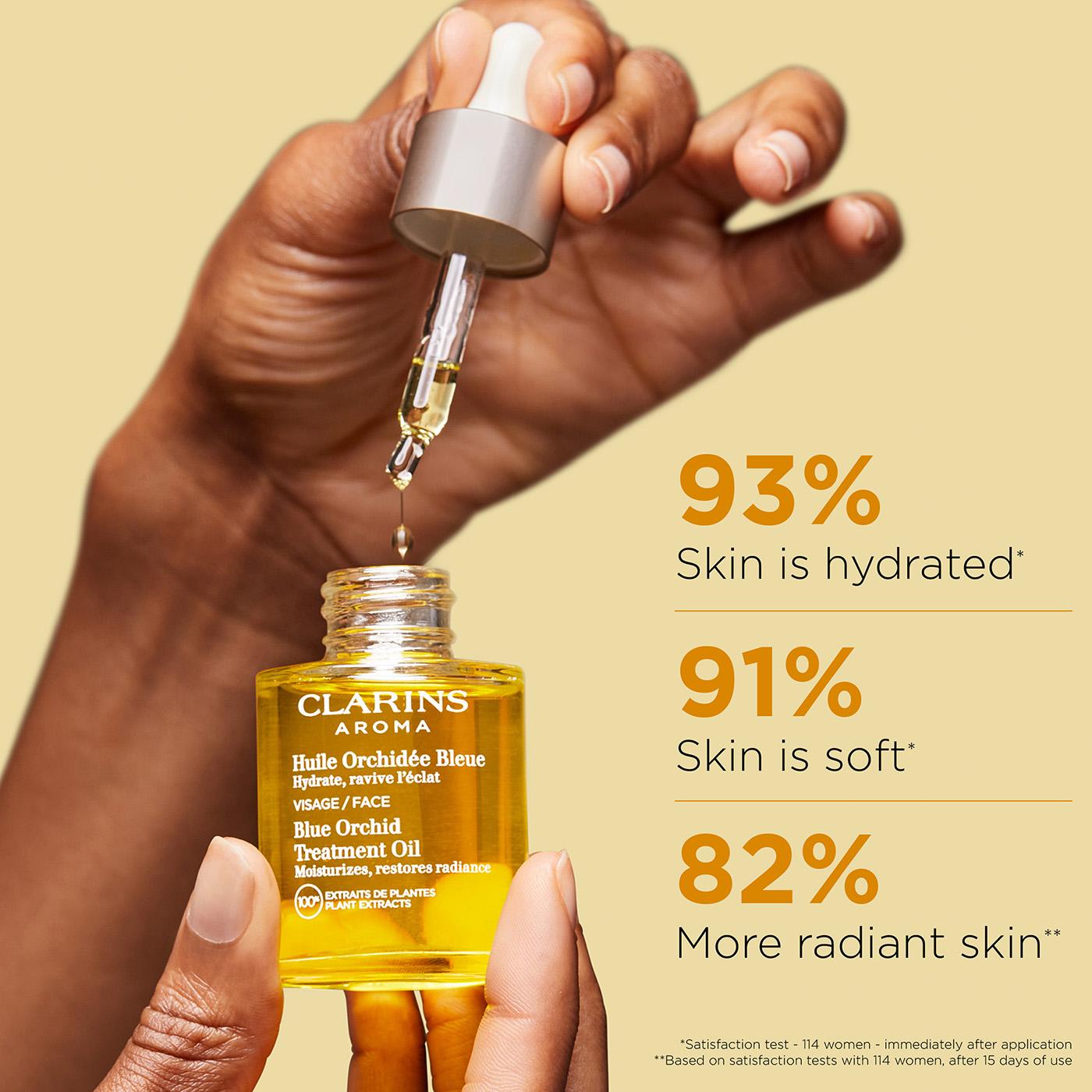 Blue Orchid Hydrating Face Treatment Oil for Dry Skin