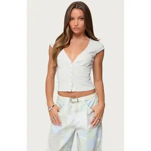 Edikted Women's Alza Button Up Top