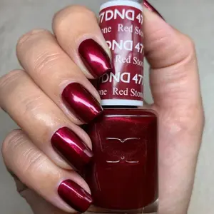 DND 477 Red Stone Gel and Lacquer Duo nail care nail art