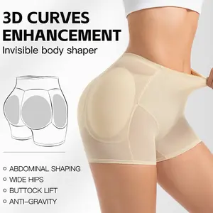 Tummy Control Pants for Women, Hip Lift, Hip Enhancer, Fake Butt, Butt Lifter Panties with Pads, Anti-Exposure Safety Pants, Shaping Waist Trainer, Shapewear for Hips