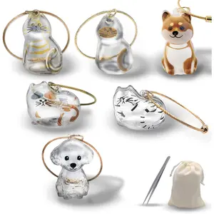 6 count  Storage ,   Storage Bottle ,Charm Container Keepsake, Memory Charm, Storage,  Hair Keepsake Key Chain