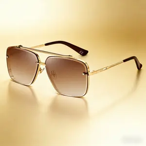 Smaller Bella Coffee - Tangle Free Aviator Sunglasses