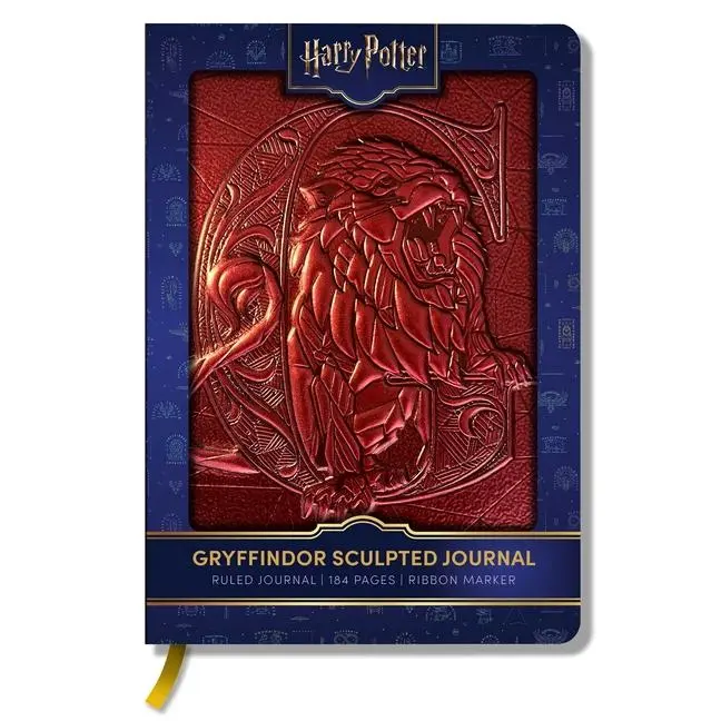Harry Potter Sculpted Journal: Gryffindor by Insight Editions (Hardcover)