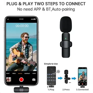 Microphone Wireless Bluetooth Audio for Smartphone