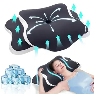 Neck pillow, suitable for side sleepers and back sleepers. Supportive memory foam soft neck pillow, providing ultimate comfort. Sleep aid products, sleep pillow 2025, Durable Memory Foam
